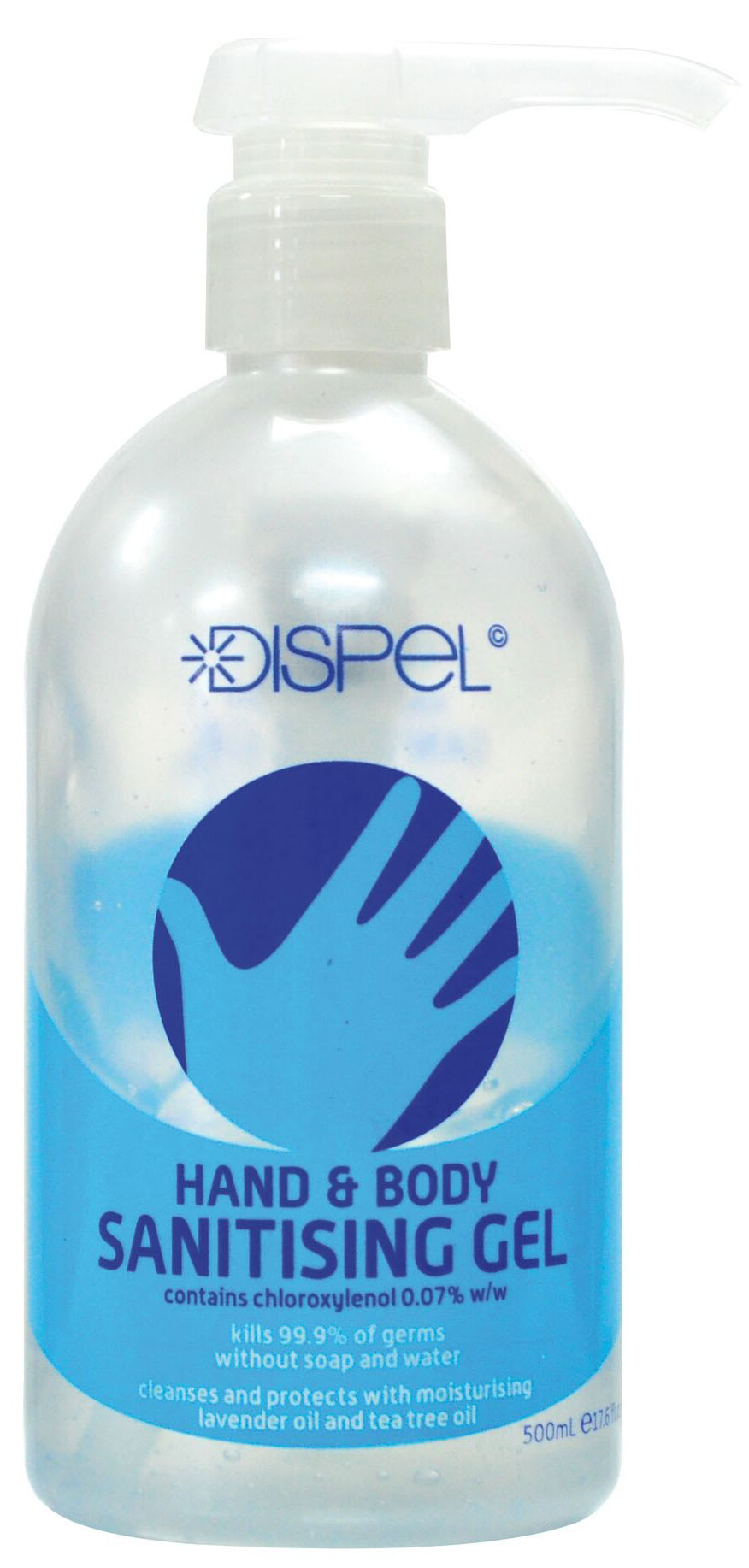 Dispel Hand & Body Sanitising Gel 500ml