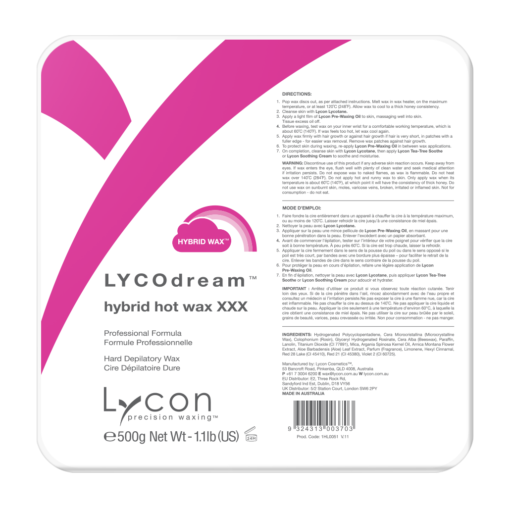 LYCOdream Hybrid Wax - 500g - House of Camille
