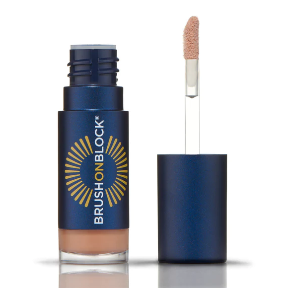 BRUSH ON BLOCK Protective Lip Oil SPF 32 – Nude Tint