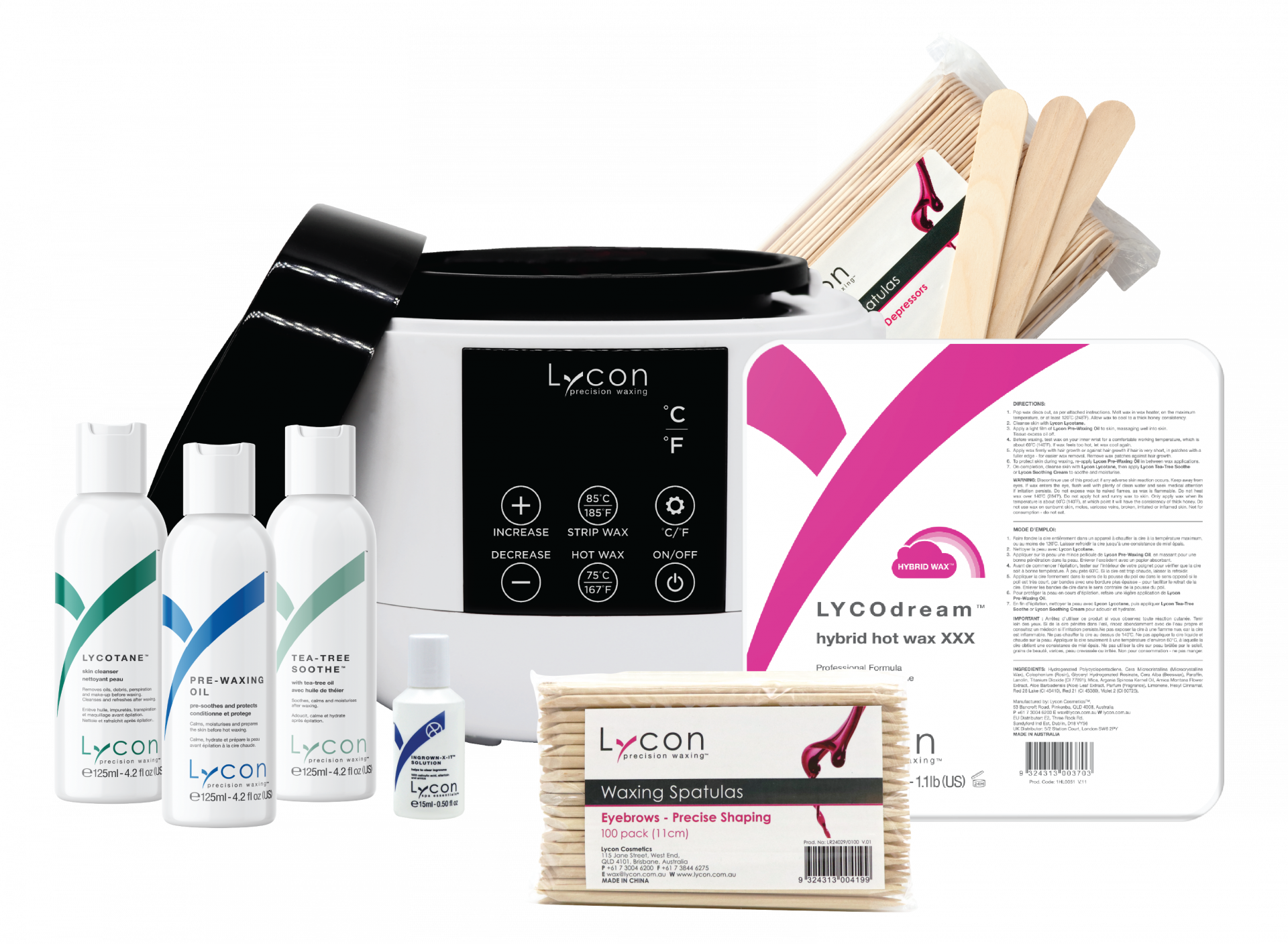 Lycon Hot Wax Professional Waxing Kit