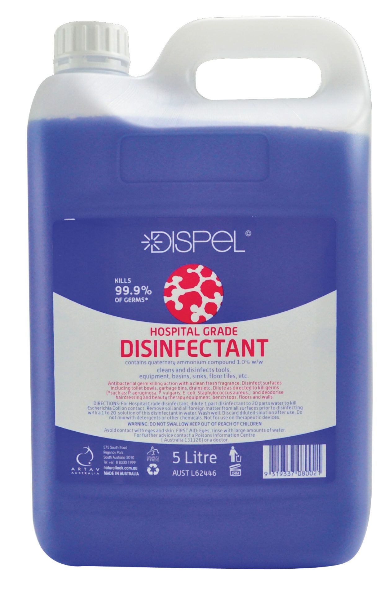 Hospital Grade Disinfectant – 5L