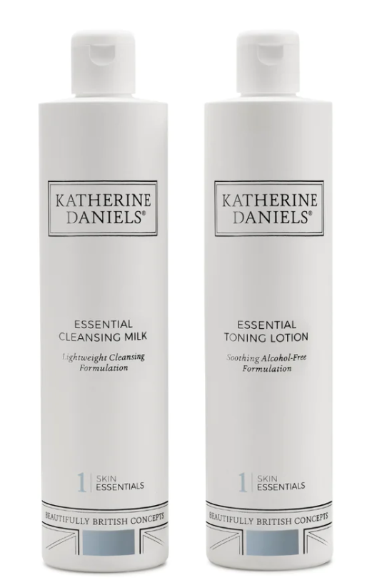 Katherine Daniels Double Size Essential Cleansing Milk + Essential Toning Lotion Duo Pack