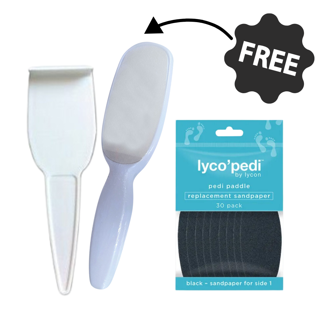 Lyco’Pedi Replacement Sandpaper 30pk bundle